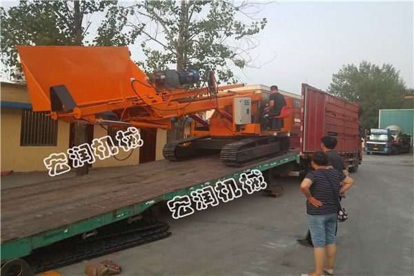 宏潤8米基坑支護(hù)錨固鉆機(jī)發(fā)貨河北石家莊