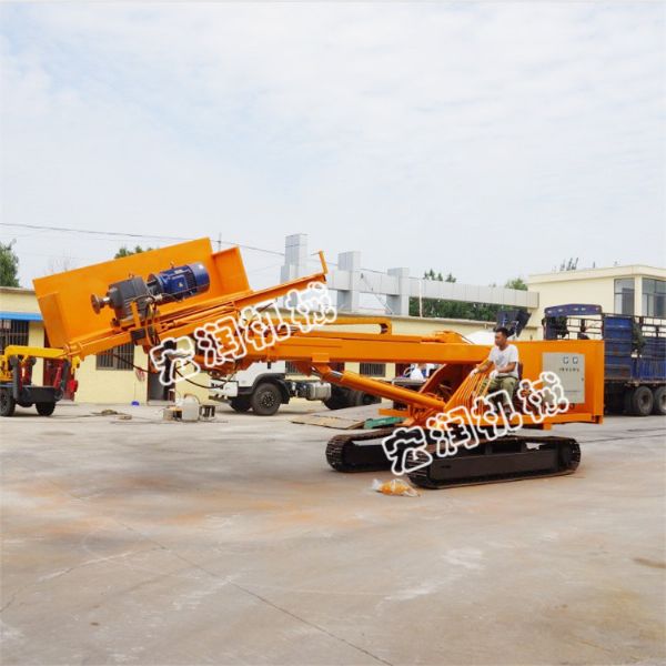 高度9米基坑邊坡支護(hù)錨固鉆機(jī)發(fā)往陜西延安！宏潤機(jī)械