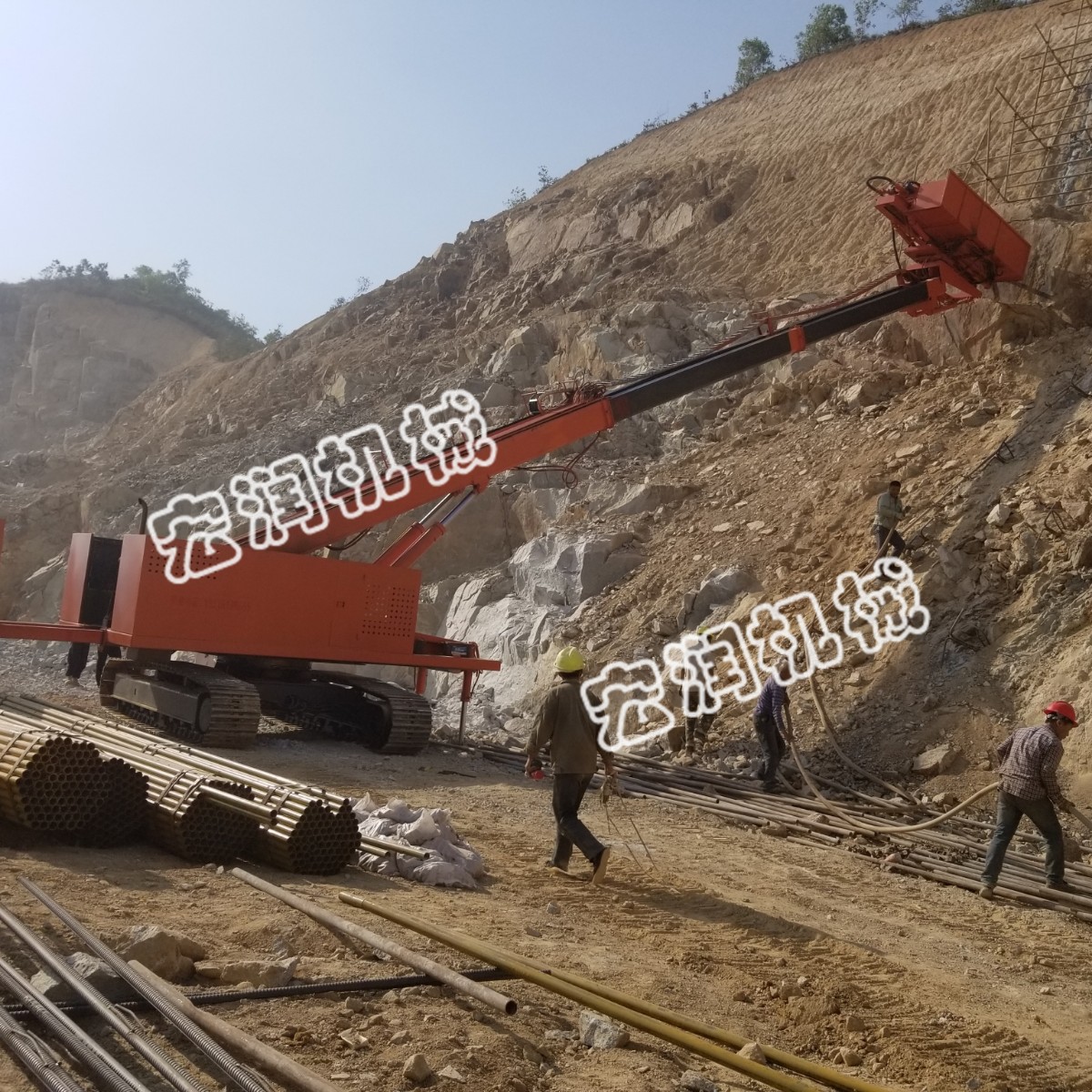 地基護(hù)坡錨固鉆機(jī)發(fā)貨廣東惠州 宏潤(rùn)機(jī)械
